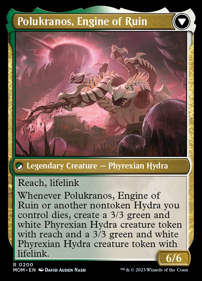 Polukranos Reborn // Polukranos, Engine of Ruin [March of the Machine] | Card Citadel