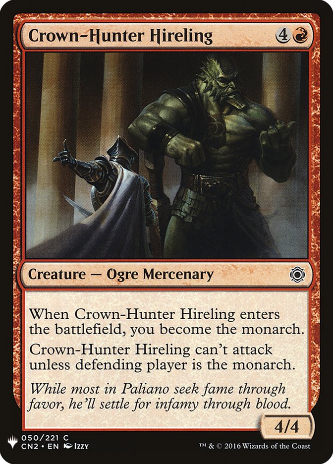 Crown-Hunter Hireling [Mystery Booster] | Card Citadel