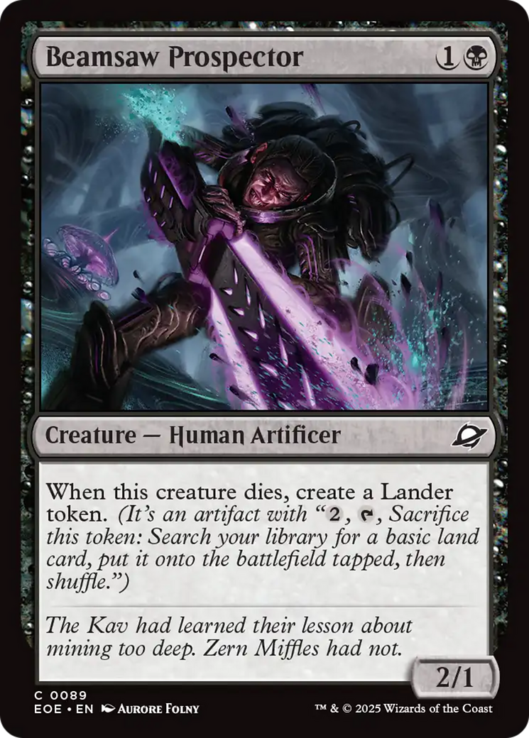 Beamsaw Prospector [Edge of Eternities] | Card Citadel