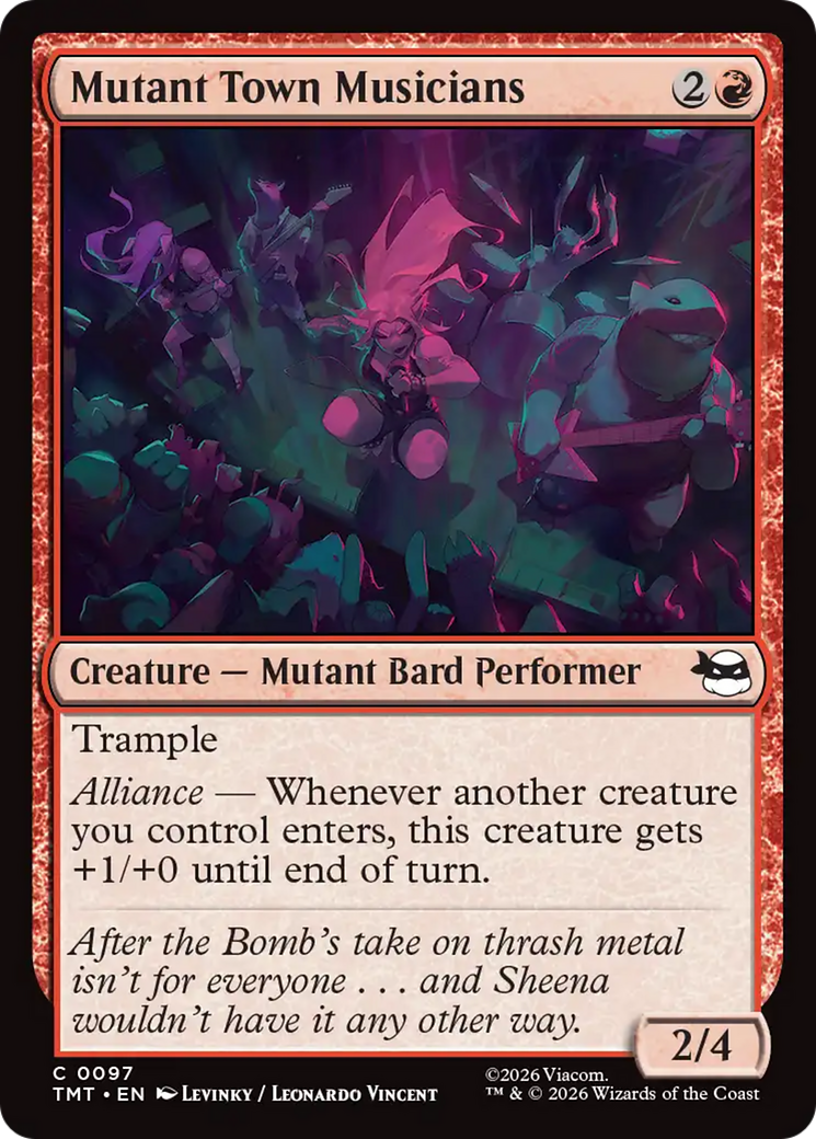 Mutant Town Musicians [Teenage Mutant Ninja Turtles] | Card Citadel