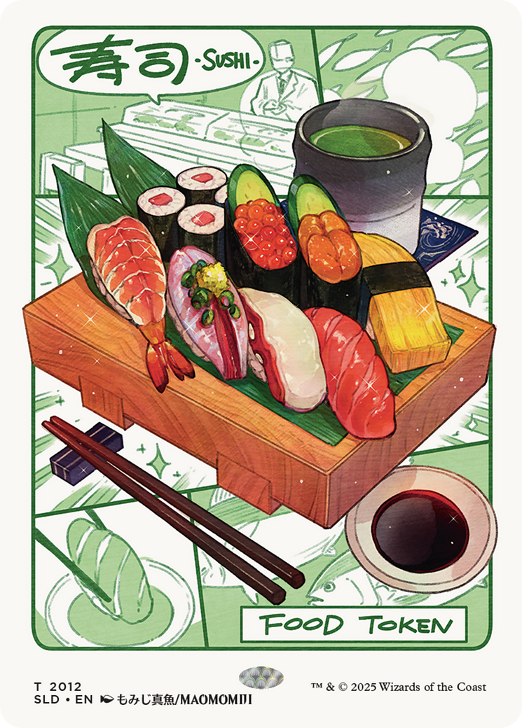 Food Token (2012) (Rainbow Foil) [Secret Lair Drop Series] | Card Citadel