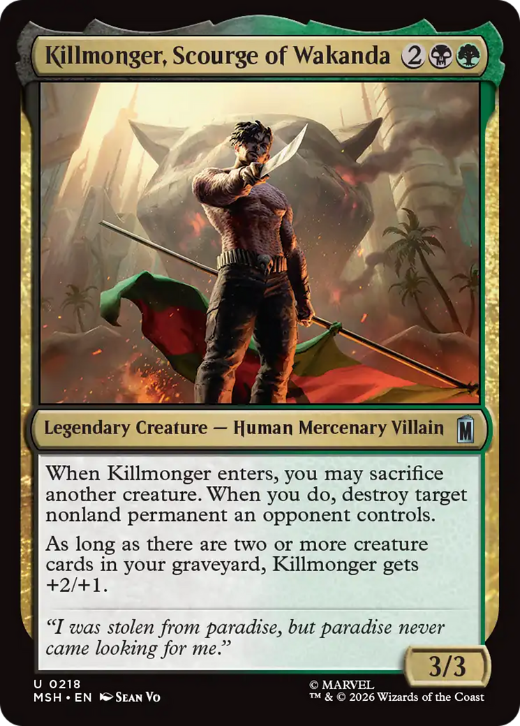 Killmonger, Scourge of Wakanda [Marvel Super Heroes] | Card Citadel