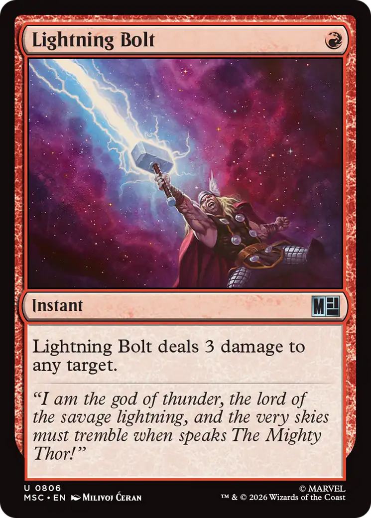 Lightning Bolt [Marvel Super Heroes Commander] | Card Citadel