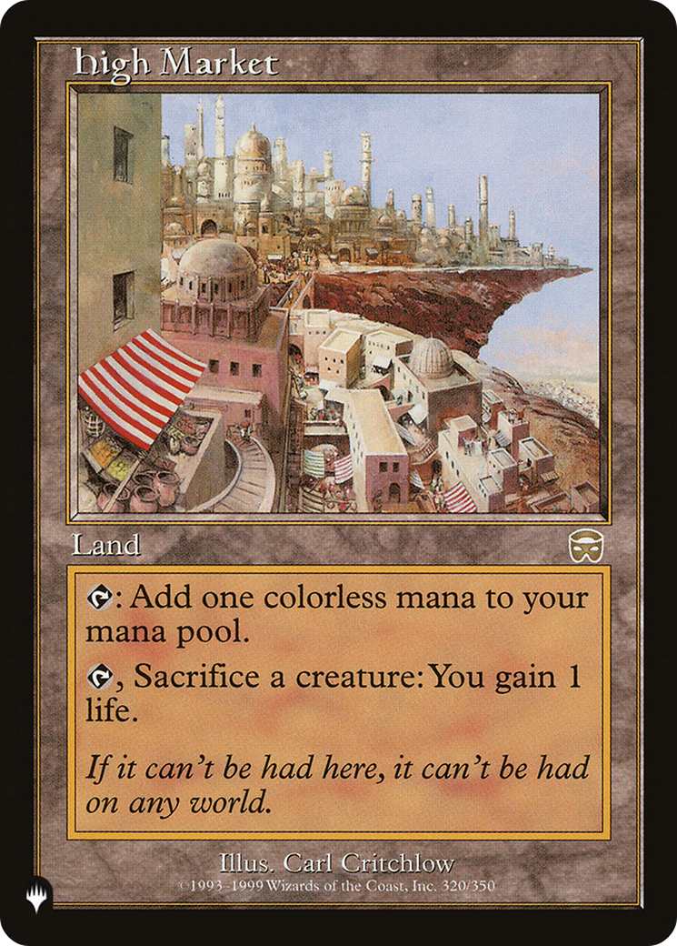 High Market [The List] | Card Citadel