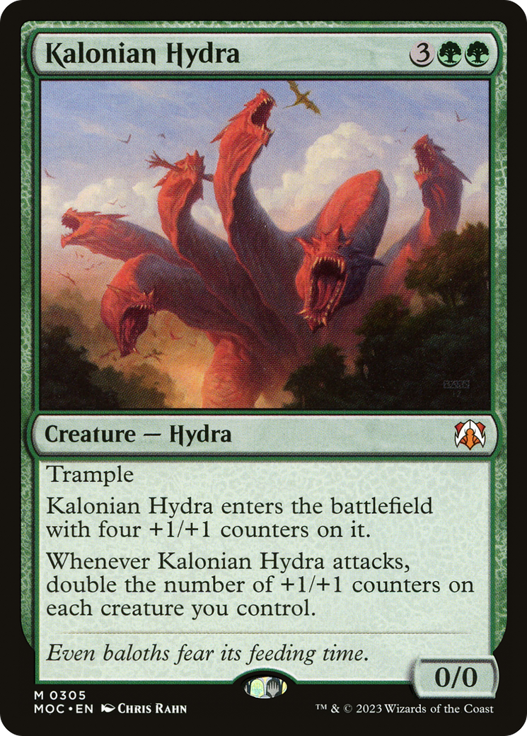 Kalonian Hydra [March of the Machine Commander] | Card Citadel