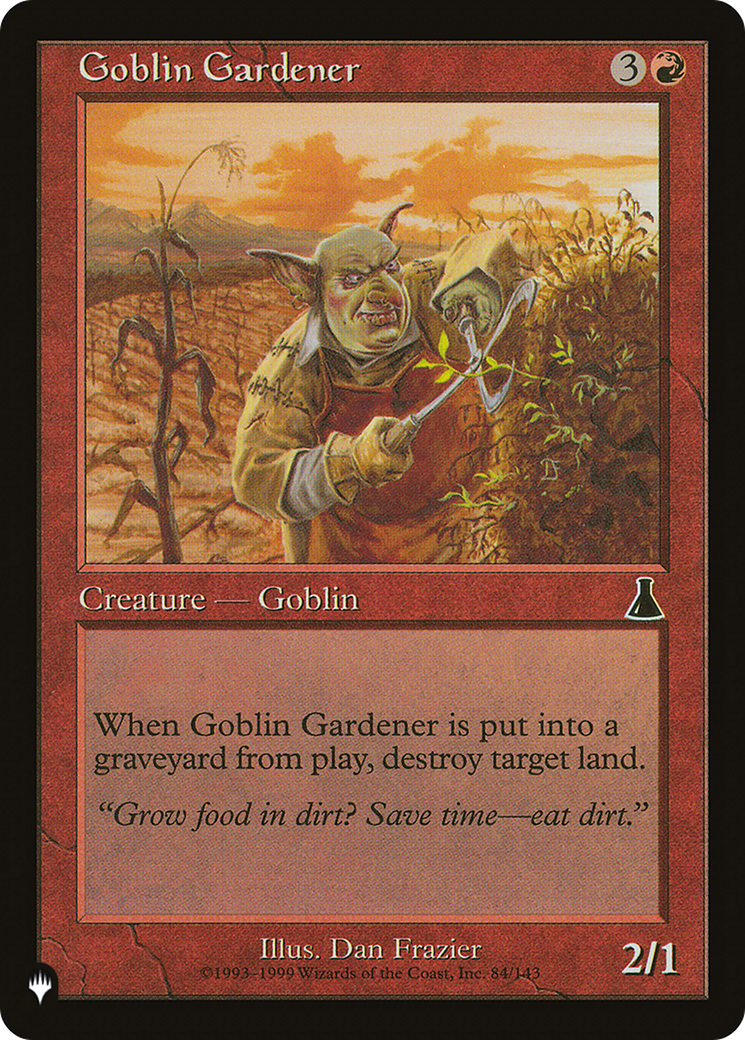 Goblin Gardener [The List Reprints] | Card Citadel