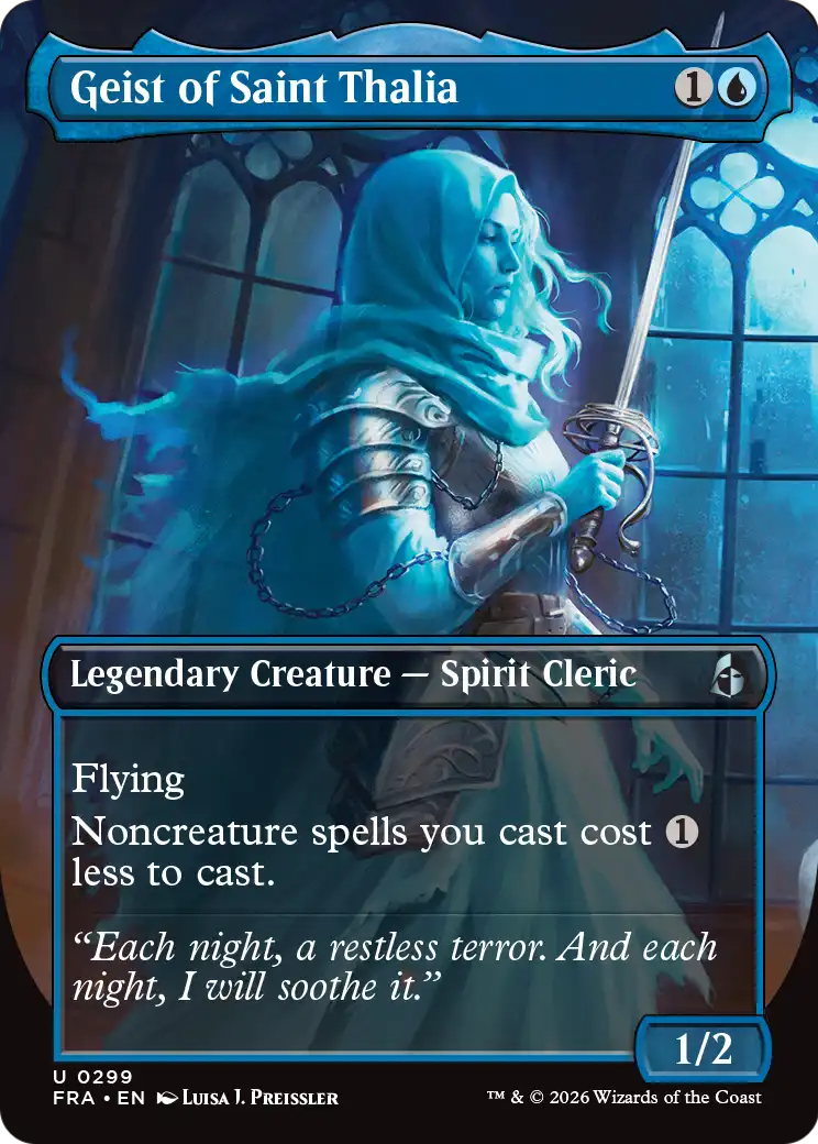 Geist of Saint Thalia (Borderless) [Reality Fracture] | Card Citadel