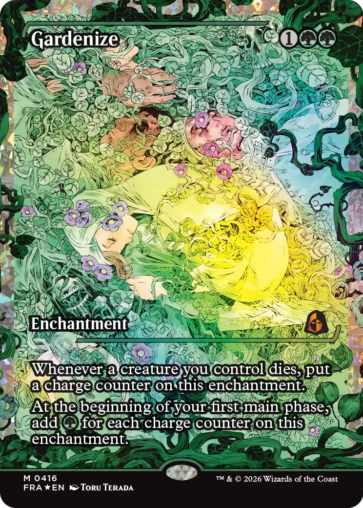 Gardenize (Showcase) (Fracture Foil) (0416) [Reality Fracture] | Card Citadel
