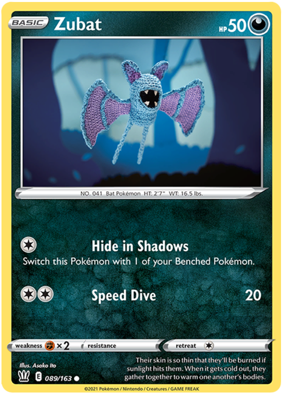 Zubat (089/163) [Sword & Shield: Battle Styles] | Card Citadel