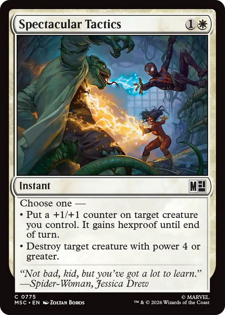 Spectacular Tactics [Marvel Super Heroes Commander] | Card Citadel