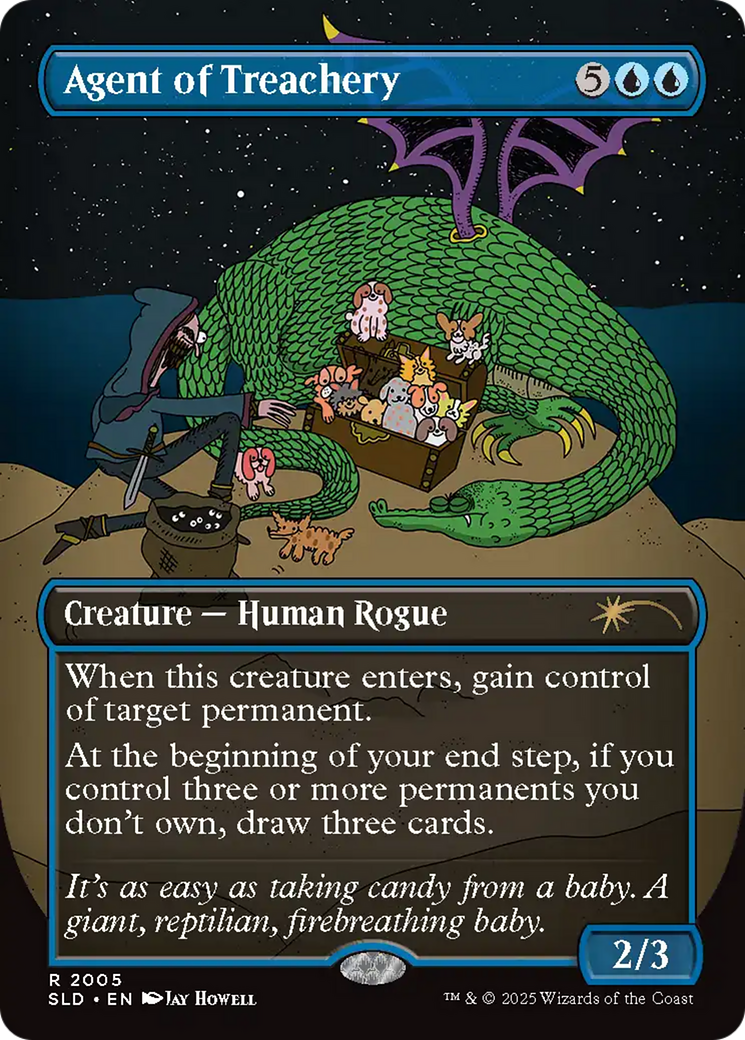 Agent of Treachery (Rainbow Foil) [Secret Lair Drop Series] | Card Citadel
