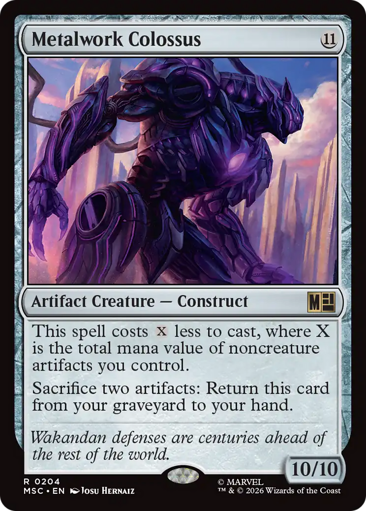 Metalwork Colossus (Surge Foil) [Marvel Super Heroes Commander] | Card Citadel