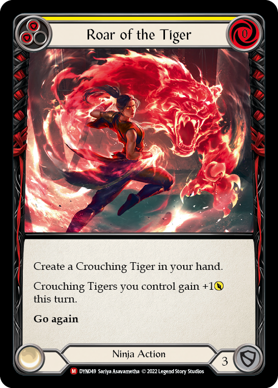 Roar of the Tiger [DYN049] (Dynasty)  Rainbow Foil | Card Citadel