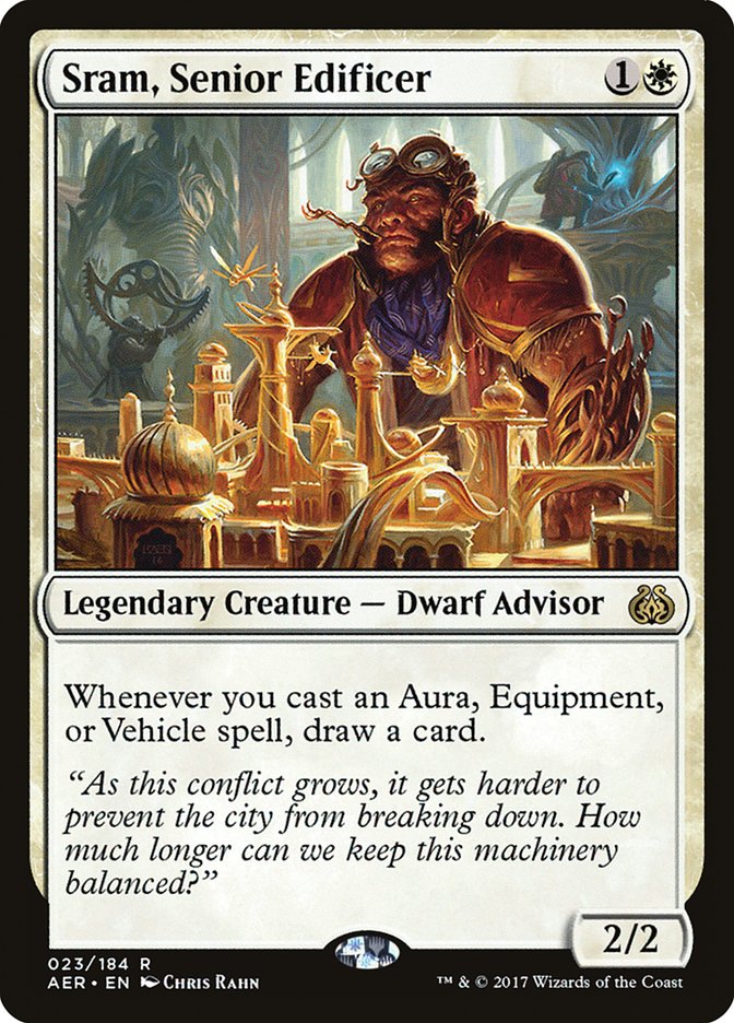Sram, Senior Edificer [Aether Revolt] | Card Citadel