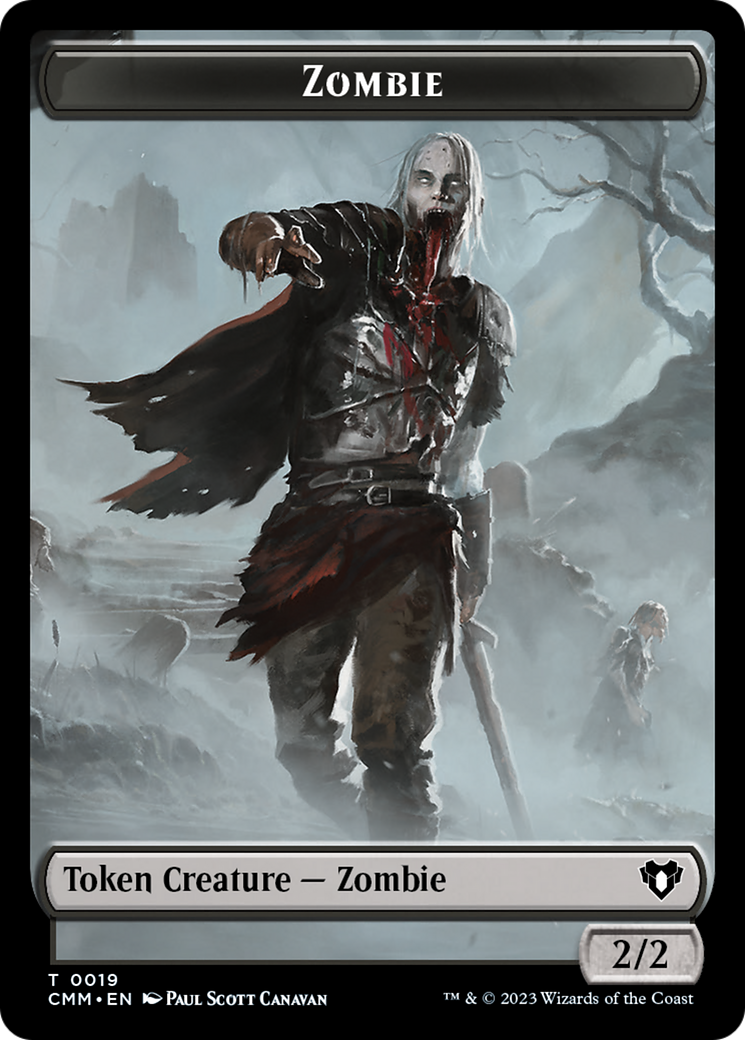 Zombie Token (19) [Commander Masters Tokens] | Card Citadel