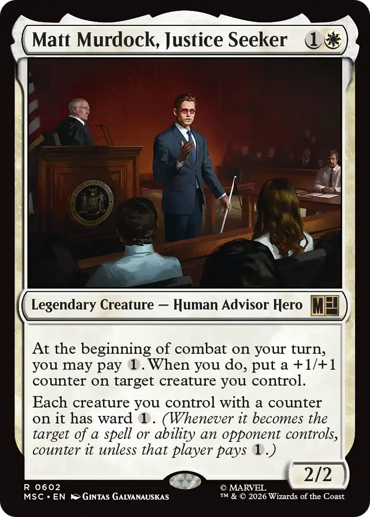 Matt Murdock, Justice Seeker [Marvel Super Heroes Commander] | Card Citadel