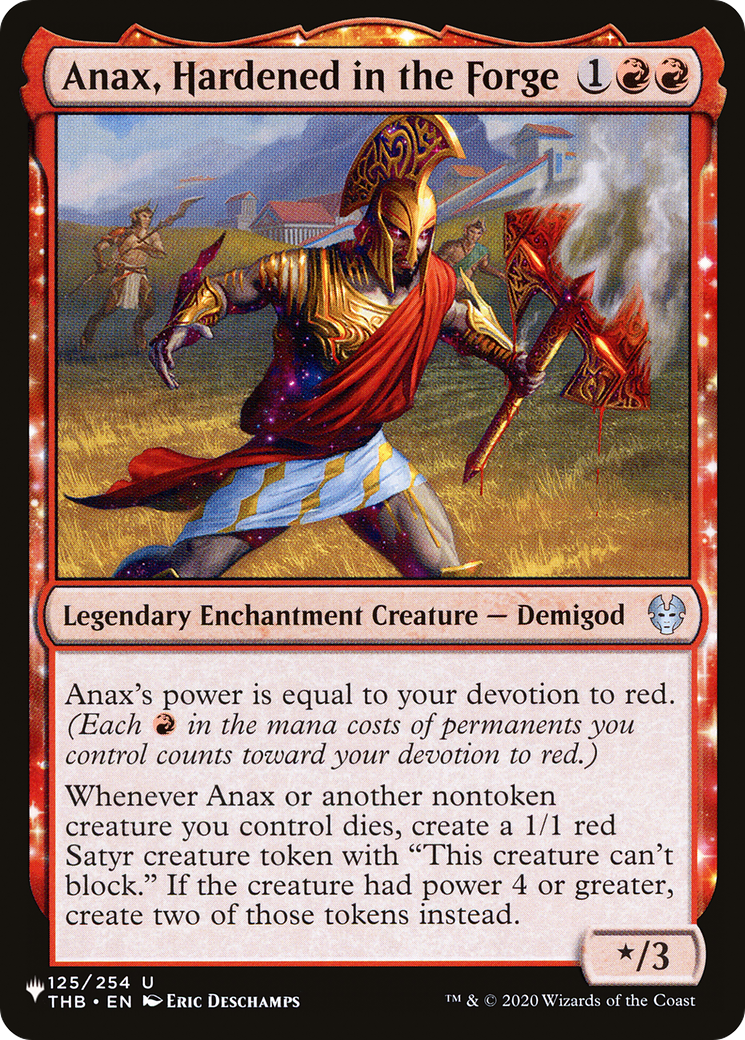 Anax, Hardened in the Forge [The List Reprints] | Card Citadel