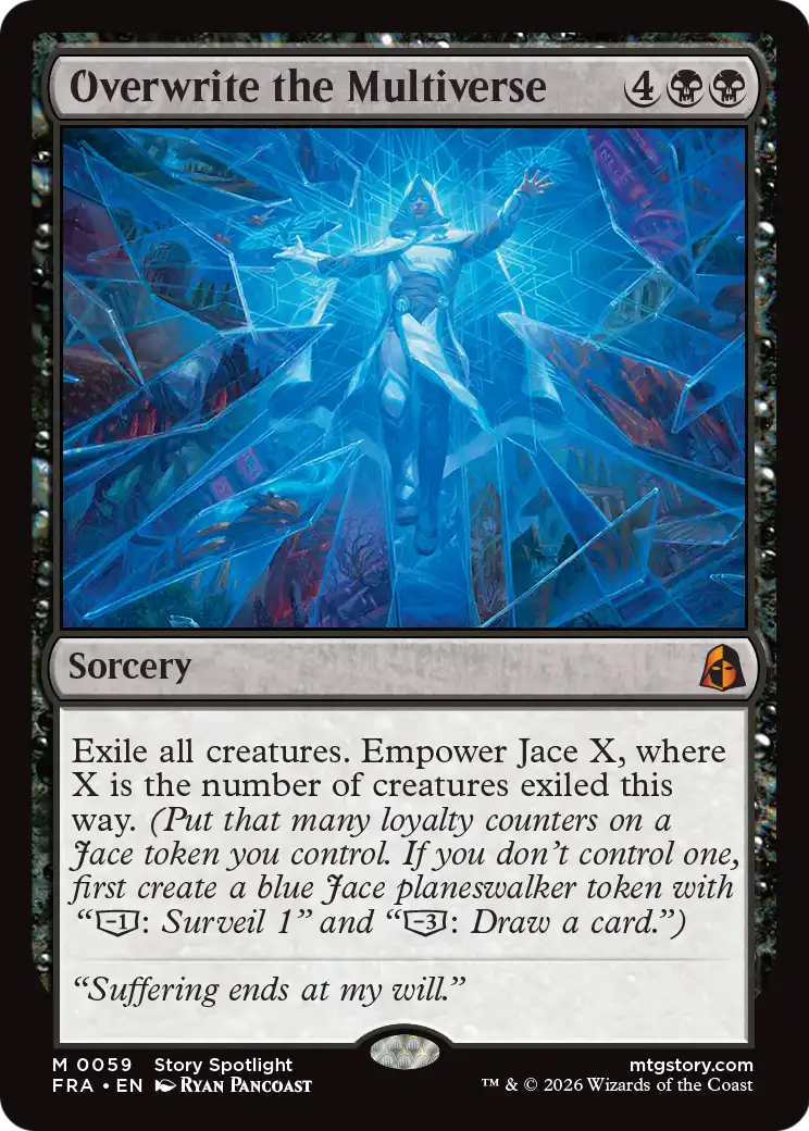 Overwrite the Multiverse [Reality Fracture] | Card Citadel