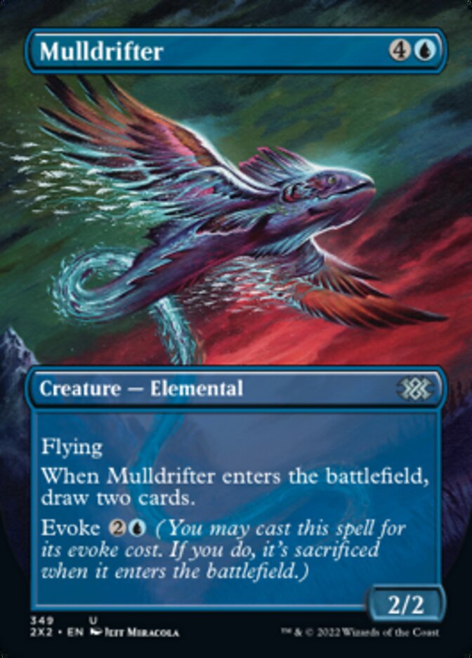 Mulldrifter (Borderless Alternate Art) [Double Masters 2022] | Card Citadel