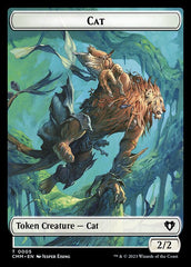 Servo // Cat (0005) Double-Sided Token [Commander Masters Tokens] | Card Citadel