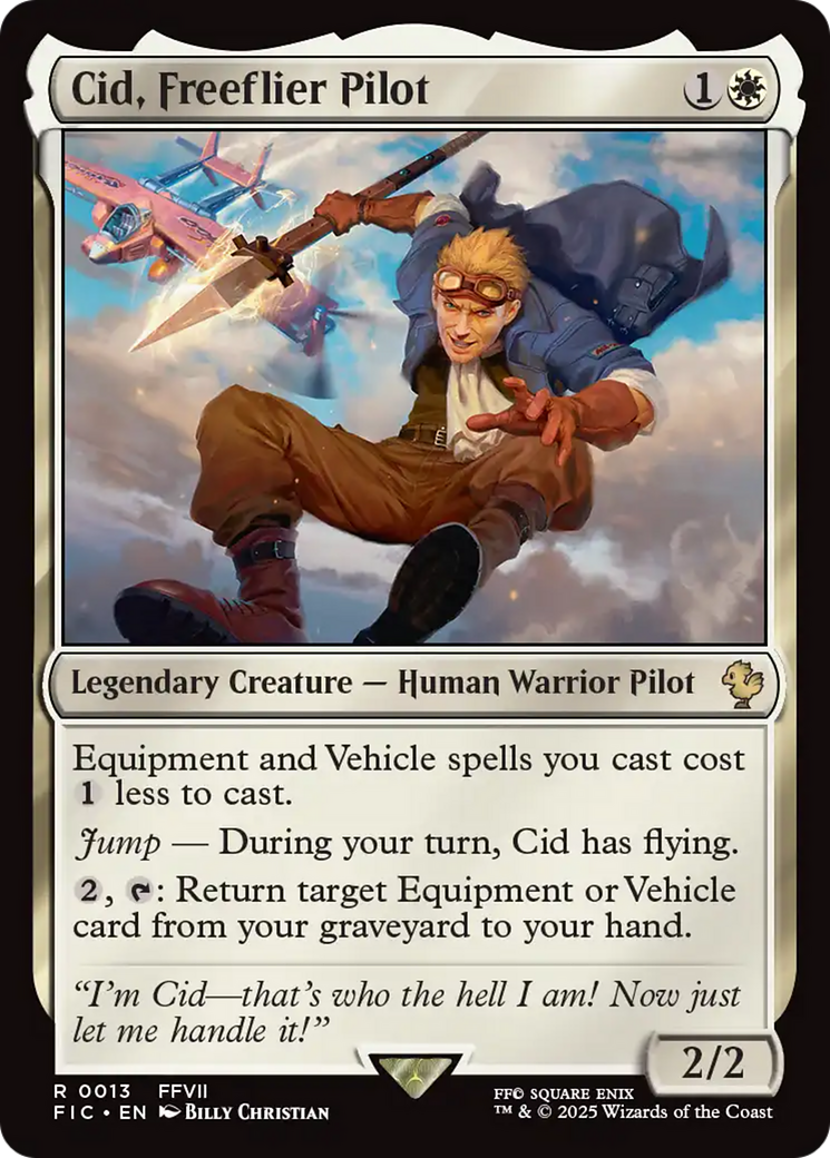 Cid, Freeflier Pilot [FINAL FANTASY Commander] | Card Citadel