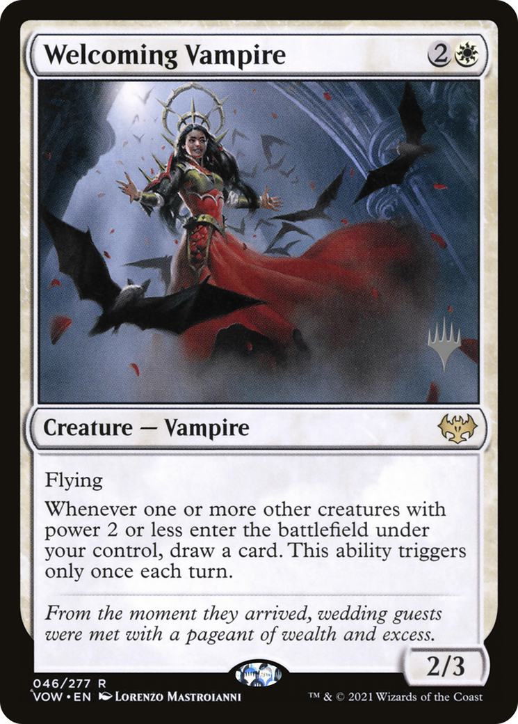 Welcoming Vampire (Promo Pack) [The Brothers' War Promos] | Card Citadel