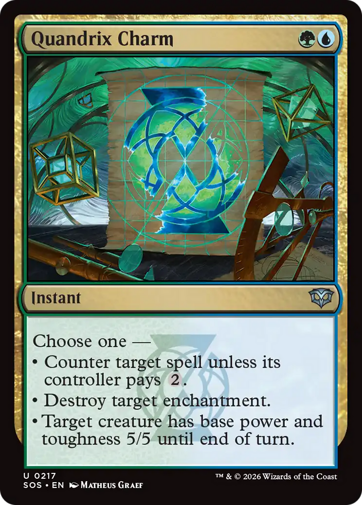 Quandrix Charm [Secrets of Strixhaven] | Card Citadel