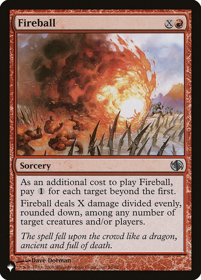 Fireball [The List] | Card Citadel