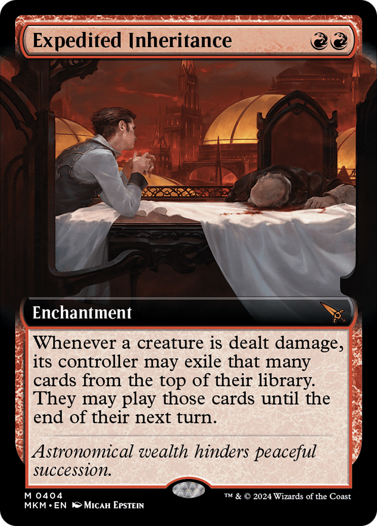 Expedited Inheritance (Extended Art) [Murders at Karlov Manor] | Card Citadel