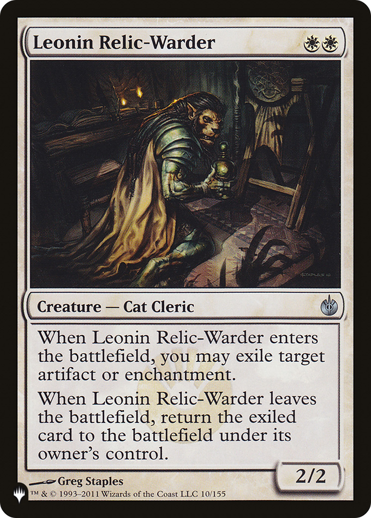 Leonin Relic-Warder (MBS) [The List] | Card Citadel