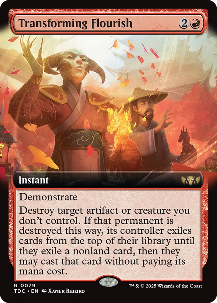 Transforming Flourish (Extended Art) [Tarkir: Dragonstorm Commander] | Card Citadel