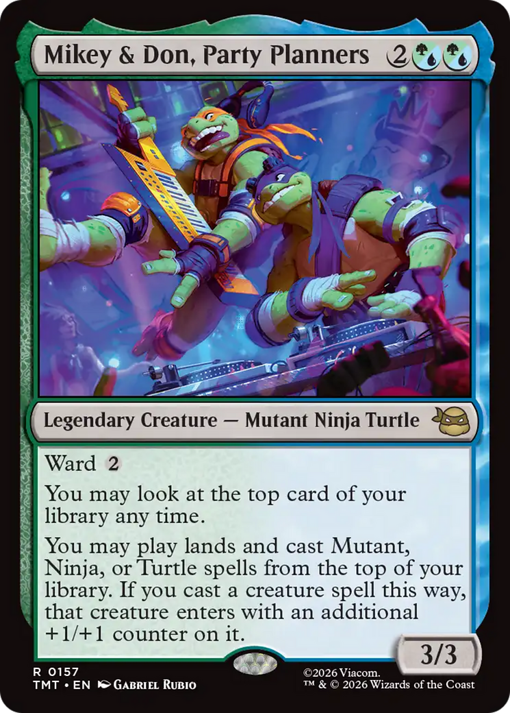 Mikey & Don, Party Planners [Teenage Mutant Ninja Turtles] | Card Citadel