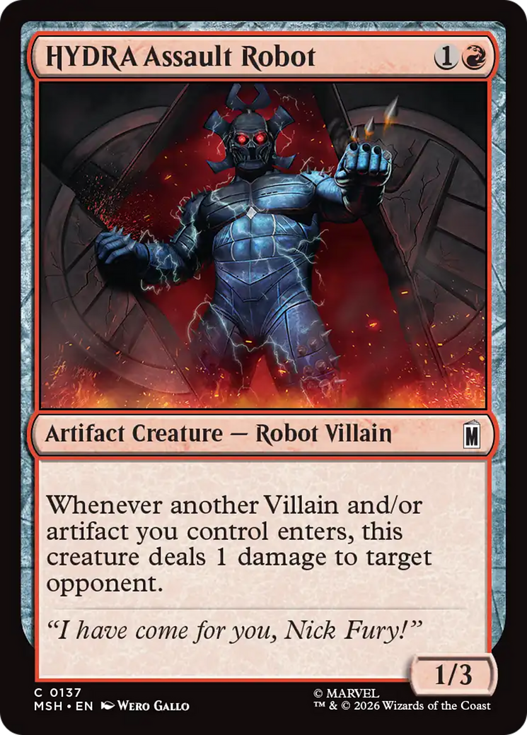 HYDRA Assault Robot [Marvel Super Heroes] | Card Citadel