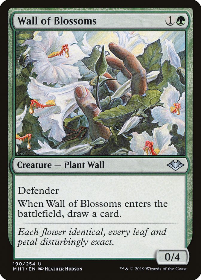 Wall of Blossoms [Modern Horizons] | Card Citadel
