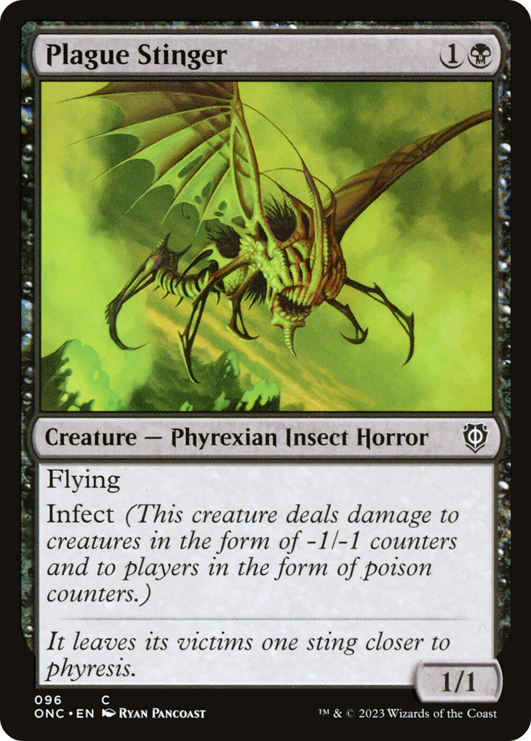 Plague Stinger [Phyrexia: All Will Be One Commander] | Card Citadel