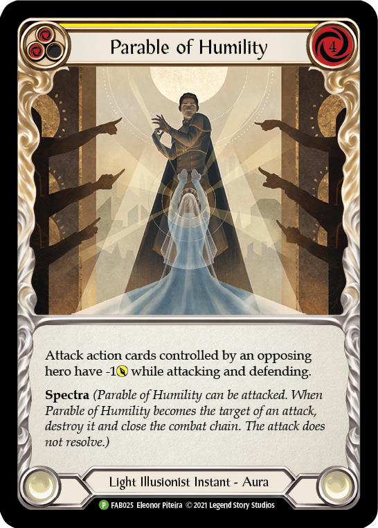 Parable of Humility [FAB025] (Promo)  Cold Foil | Card Citadel