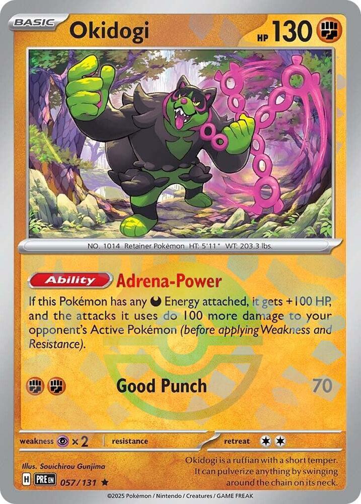 Okidogi (057/131) (Poke Ball Pattern) [Scarlet & Violet: Prismatic Evolutions] | Card Citadel