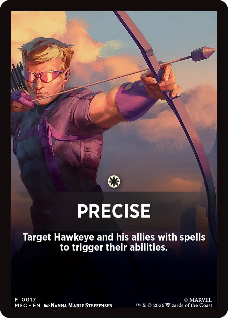 Precise Theme Card [Marvel Super Heroes Commander] | Card Citadel