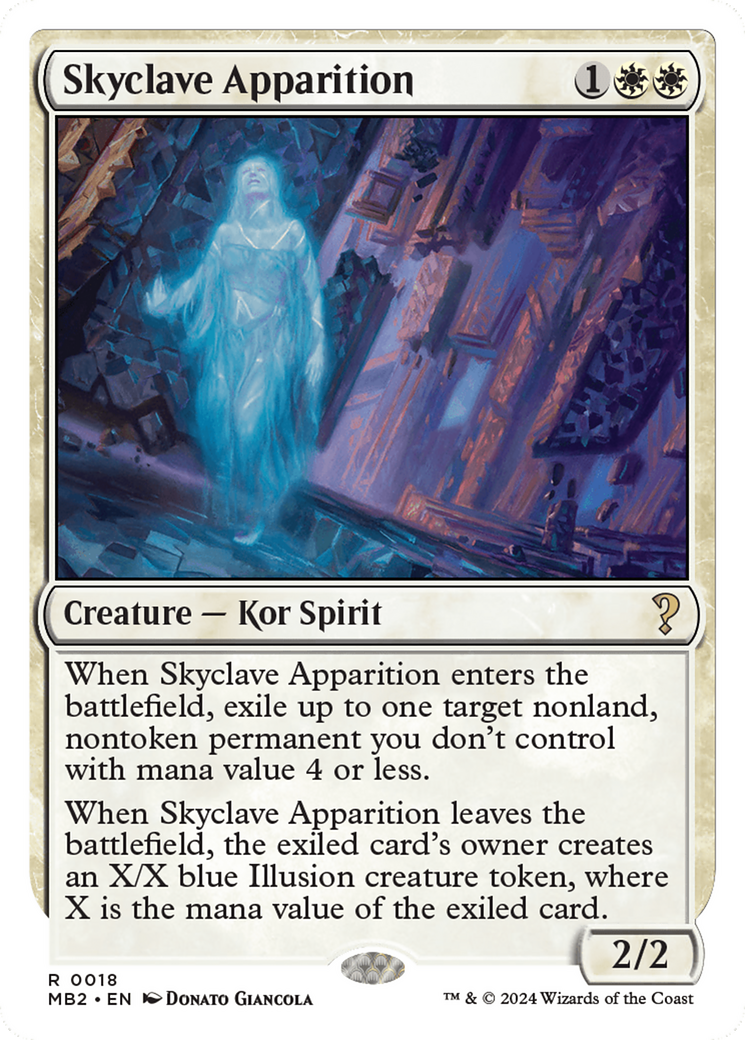 Skyclave Apparition (White Border) [Mystery Booster 2] | Card Citadel