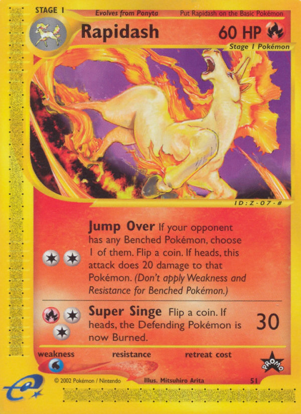 Rapidash (51) [Wizards of the Coast: Black Star Promos] | Card Citadel