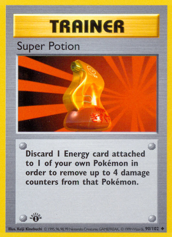Super Potion (90/102) (Shadowless) [Base Set 1st Edition] | Card Citadel