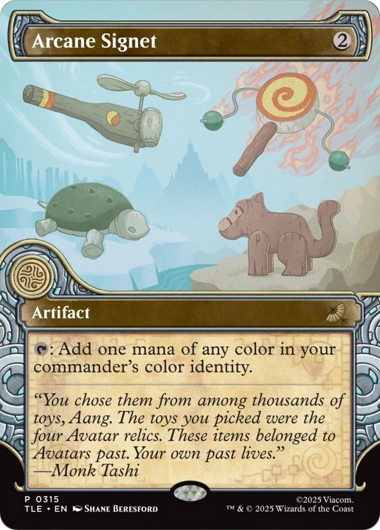Arcane Signet (Showcase) [Avatar: The Last Airbender: Eternal-Legal] | Card Citadel