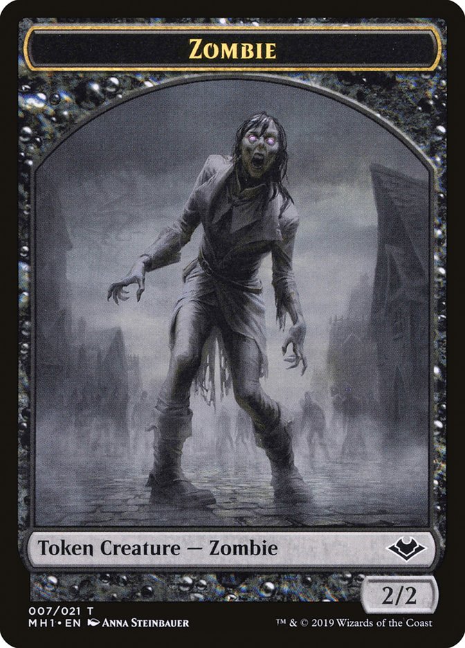 Zombie Token [Modern Horizons Tokens] | Card Citadel