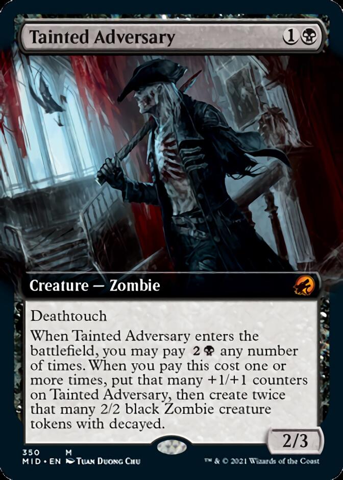 Tainted Adversary (Extended Art) [Innistrad: Midnight Hunt] | Card Citadel