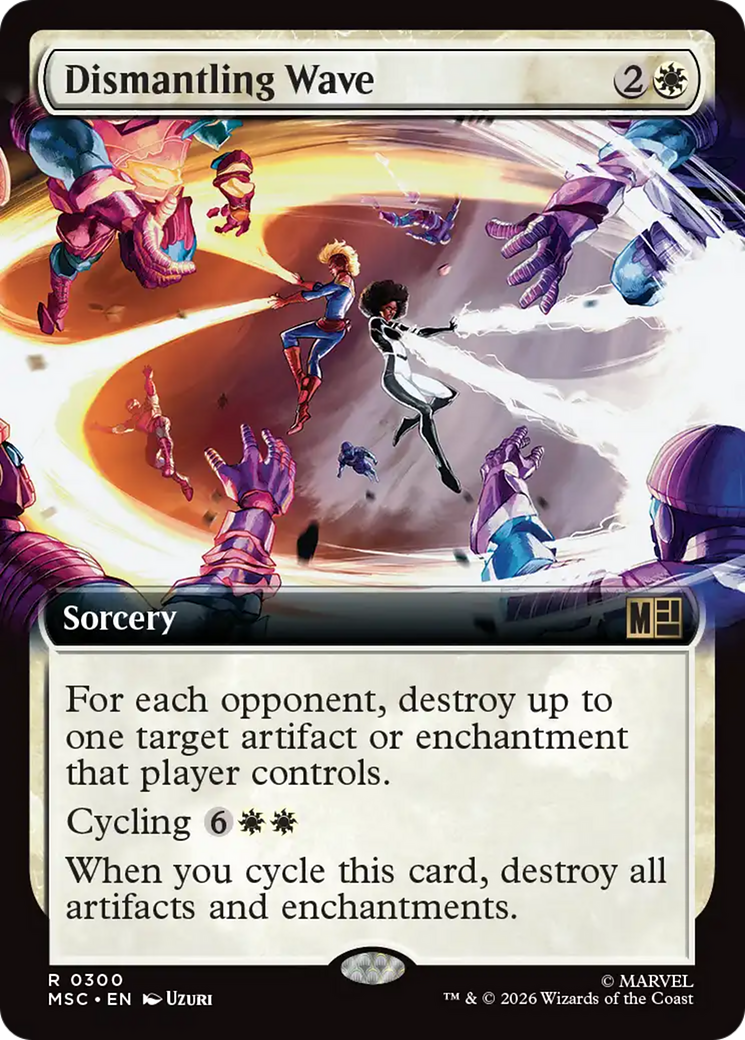 Dismantling Wave (Extended Art) [Marvel Super Heroes Commander] | Card Citadel