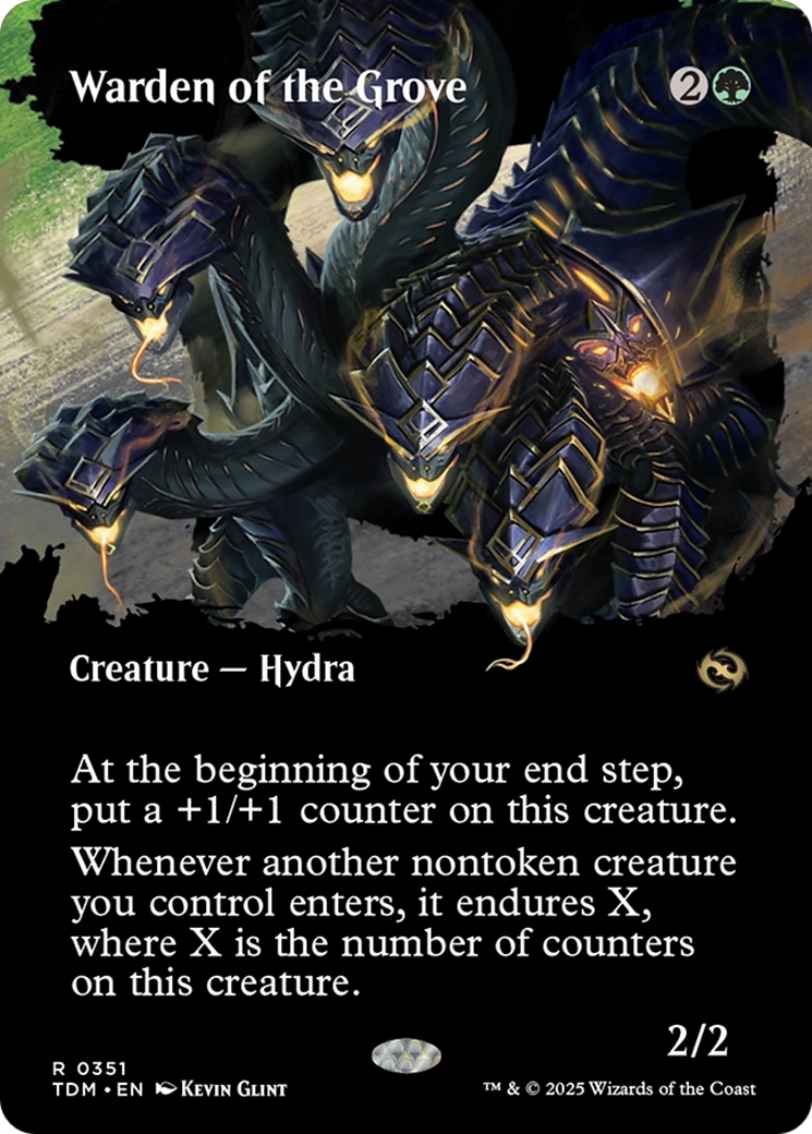 Warden of the Grove (Borderless) [Tarkir: Dragonstorm] | Card Citadel