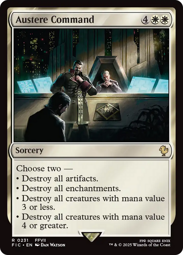 Austere Command [FINAL FANTASY Commander] | Card Citadel