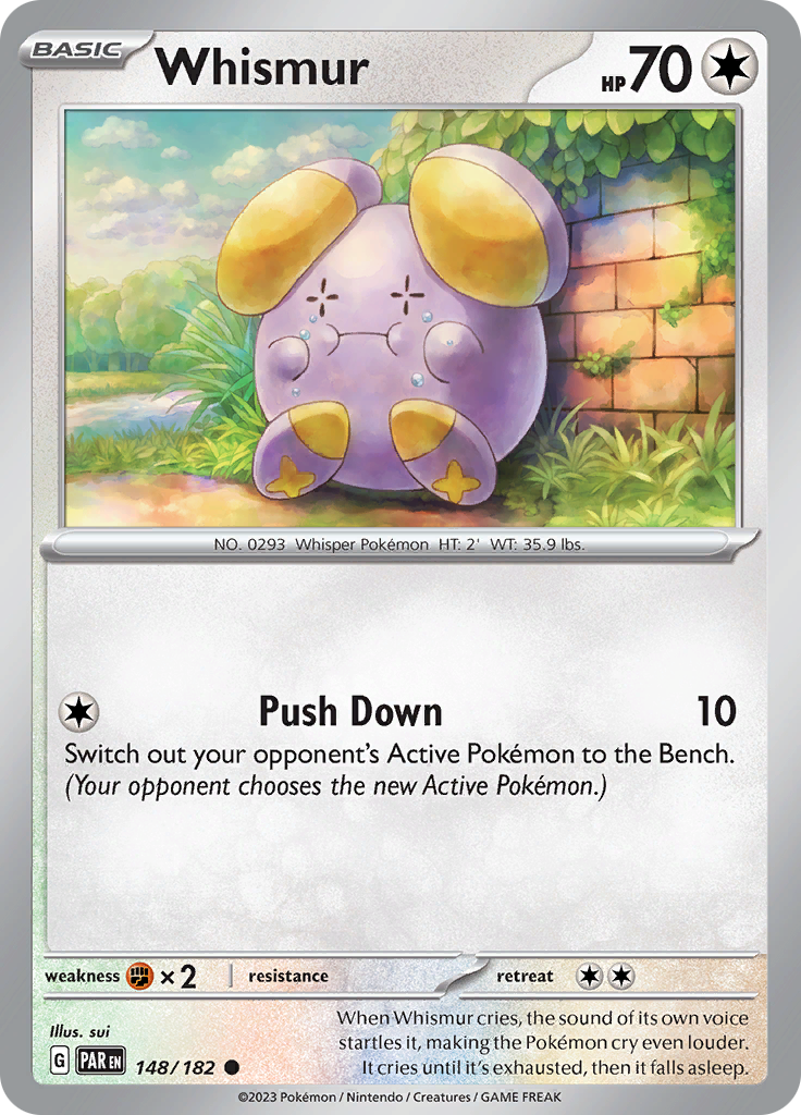 Whismur (148/182) [Scarlet & Violet: Paradox Rift] | Card Citadel