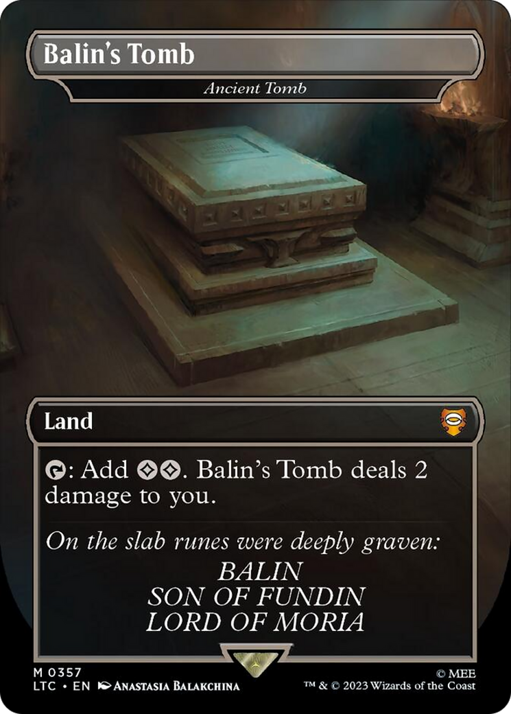 Ancient Tomb - Balin's Tomb [The Lord of the Rings: Tales of Middle-Earth Commander] | Card Citadel