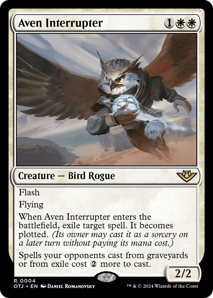 Aven Interrupter [Outlaws of Thunder Junction] | Card Citadel